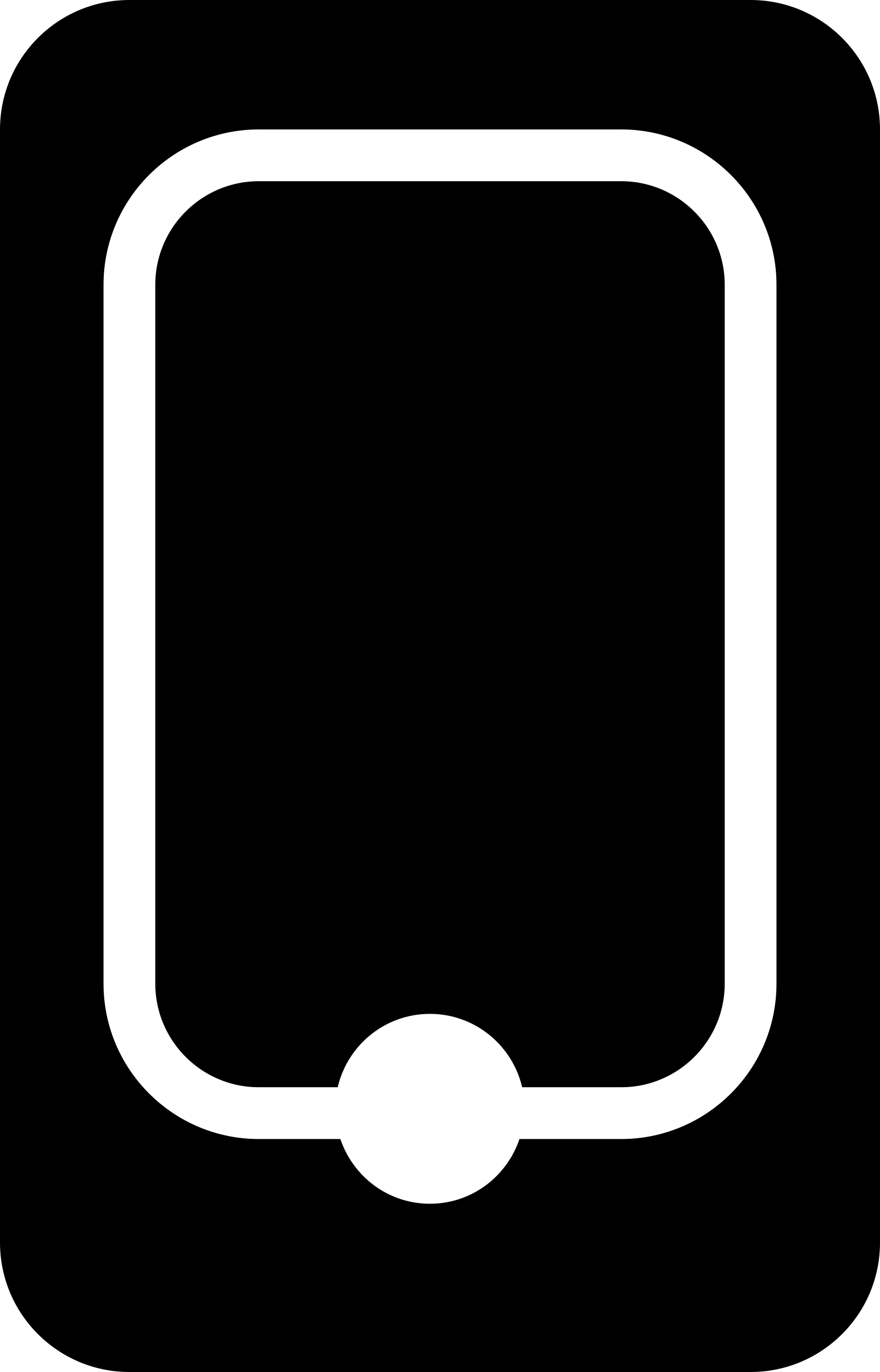 Black Smartphone Engraving Svg Design Free Vectors